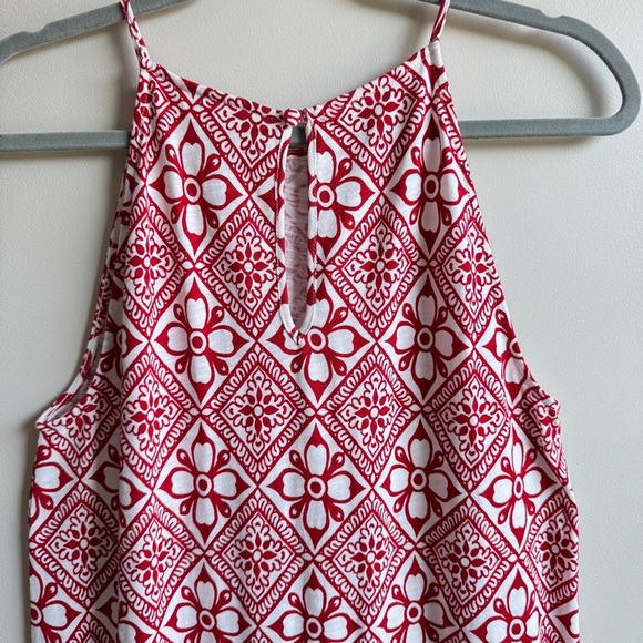 NWT Boden Halter Maxi Dress in Red Floral Tile Size 6 - Picture 11 of 14